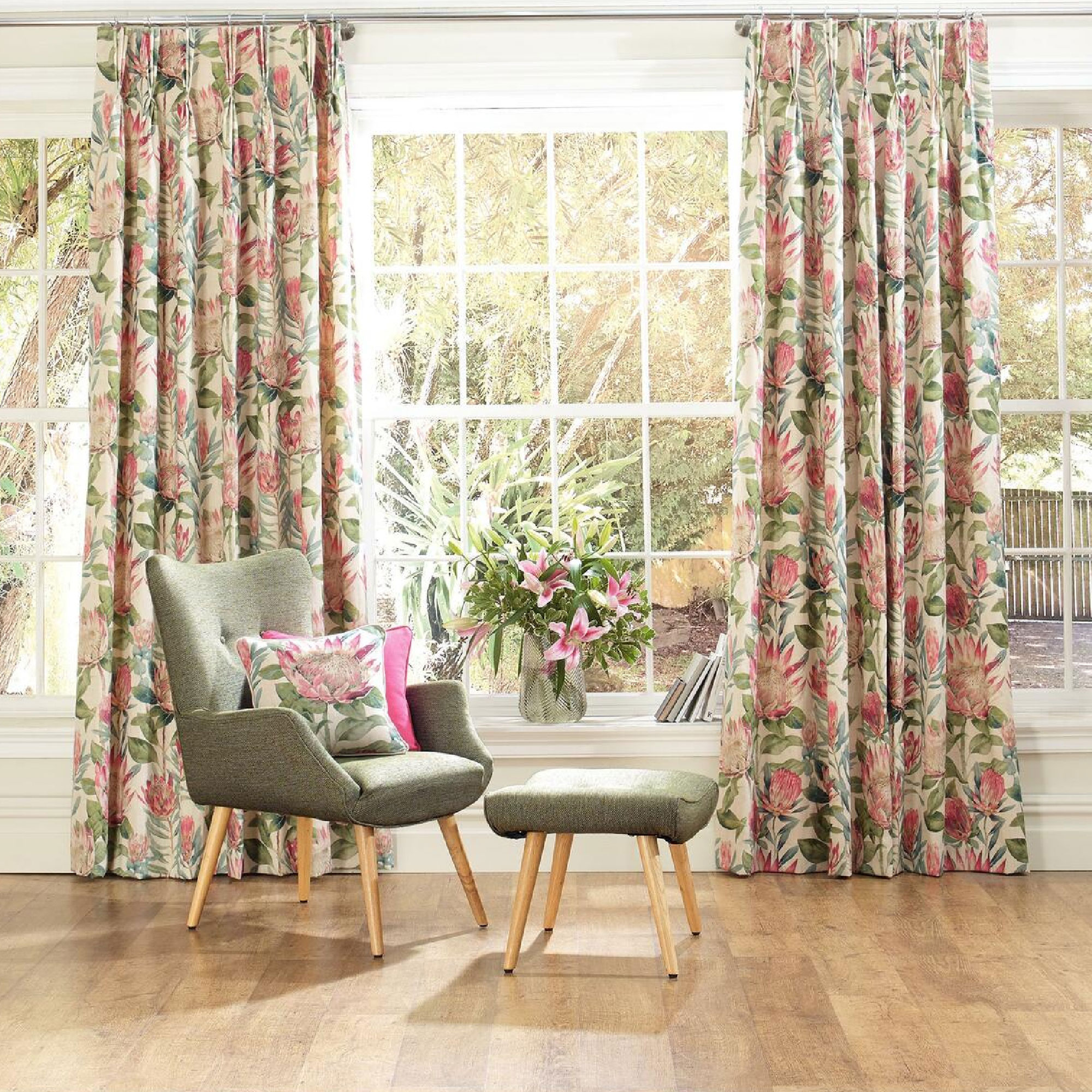 Fabric Details perth herringbone nettle Fabrics Range by Plumbs