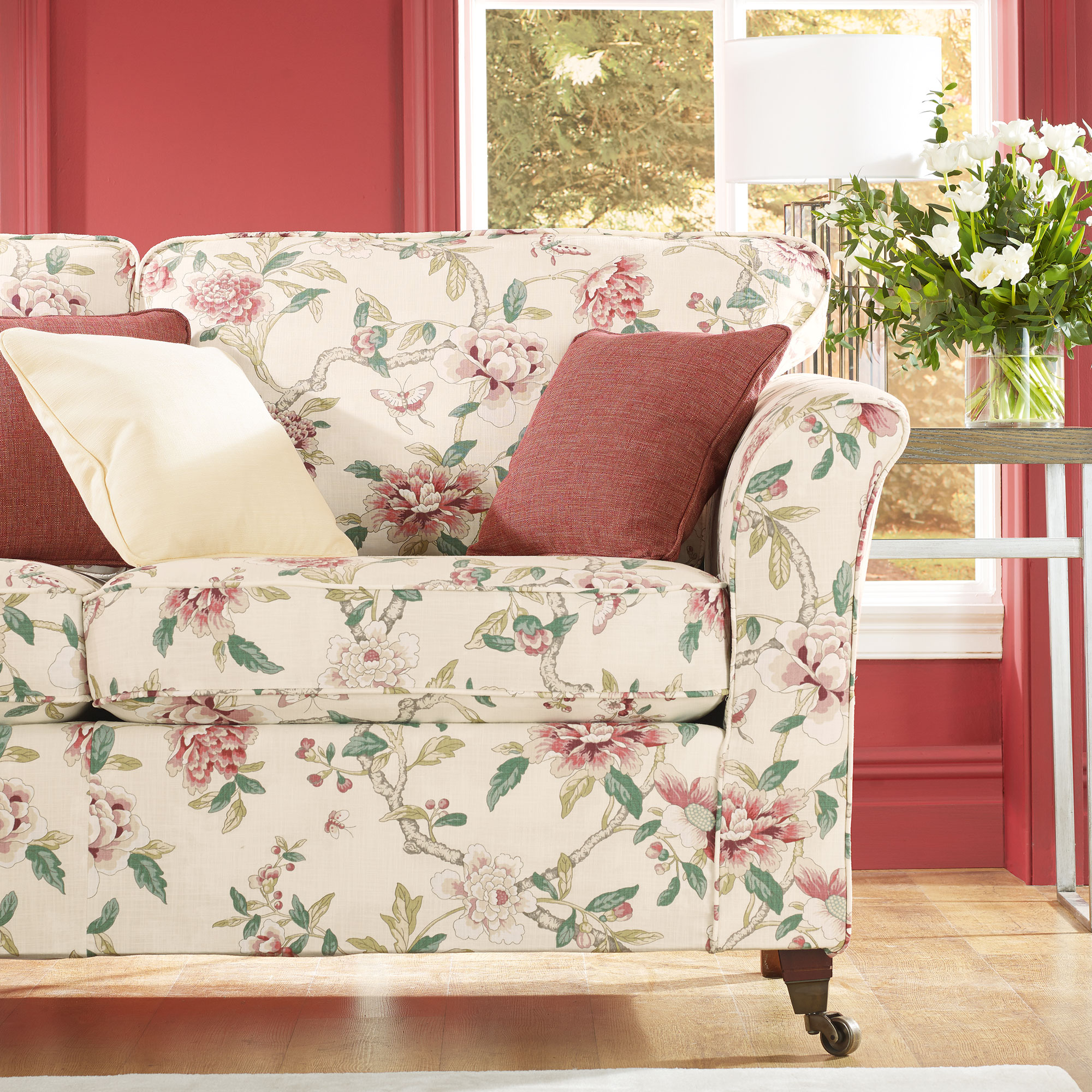 Fabric Details secret garden amber Fabrics Range by Plumbs