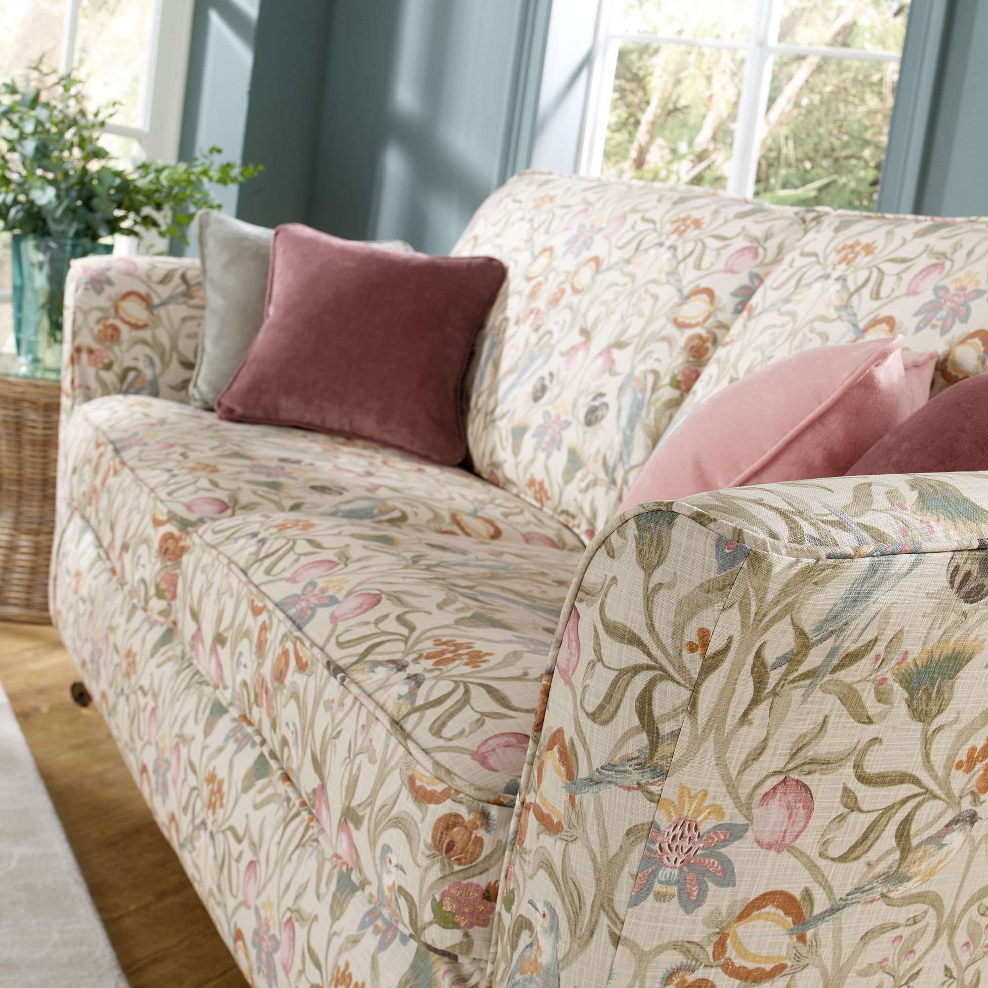 Fabric Details tweet & bramble stone Fabrics Range by Plumbs