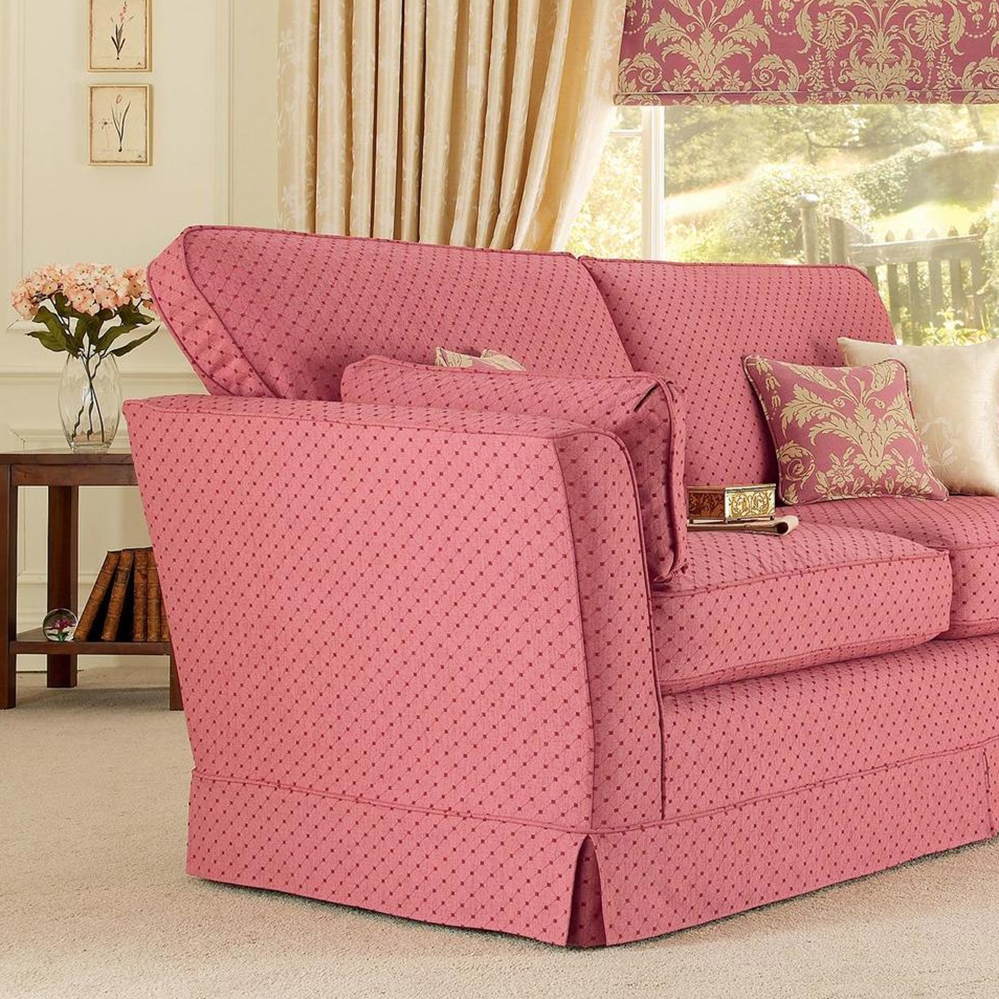 Fabric Details new elegant mini pink Fabrics Range by Plumbs